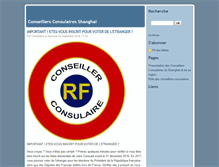 Tablet Screenshot of conseillersconsulairesshanghai.com